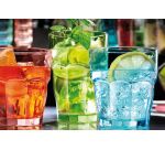 Rock bar gobelet trempé lounge rose 27 cl