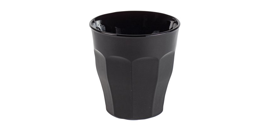 Picardie gobelet trempé noir 25 cl