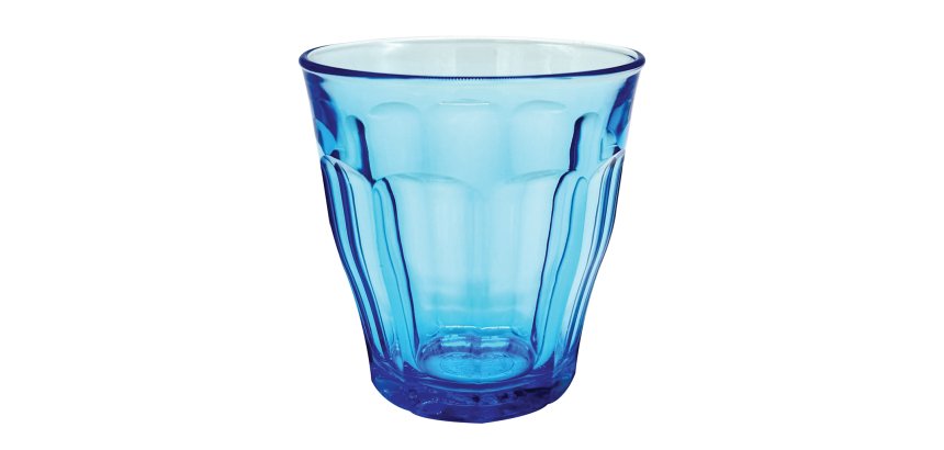 Picardie gobelet trempé turquoise 25 cl