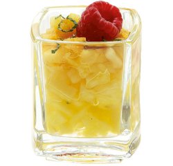 Kube mise en bouche 5 cl 4,5 x 4,5 cm