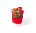 carton de 288 (24 paquets de 12) verrines en polystyrène pour mises en bouche ypsilon transparentes ø 50H65 mm 5 cl