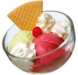 Coupe à glace 13 cl Transparente - Bubble