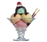Palmier coupe à glace 21 cl Ø 12,4 cm h 10 cm