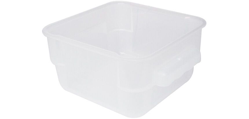 conteneur carré polypropylène 18x18 cm hauteur 10 cm 2