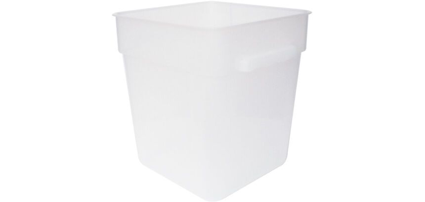 conteneur carré polypropylène 28.5x28.5 cm hauteur 32 cm 18