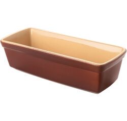 terrine rectangulaire en grès 200 cl 31 x 12,5 cm