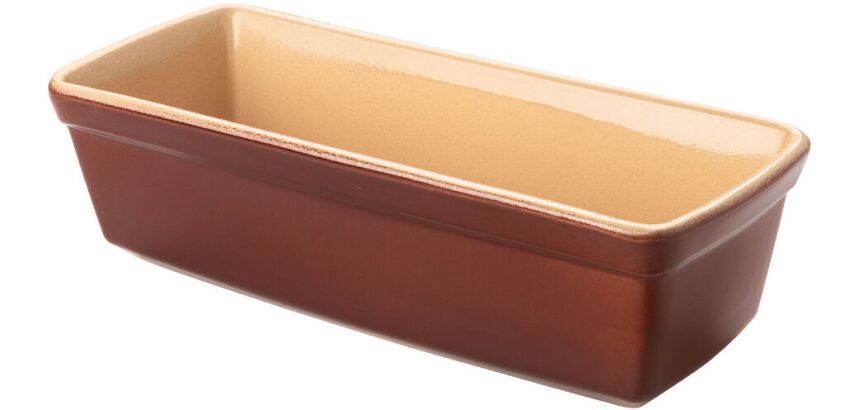 terrine rectangulaire en grès 200 cl 31 x 12,5 cm