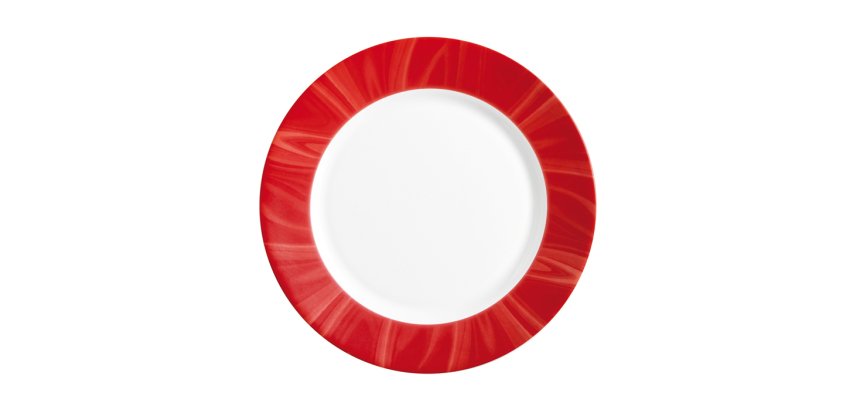 Natura assiette plate rouge ø 23,5 cm