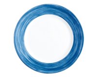 Brush assiette plate Blue Jean 23,5 cm