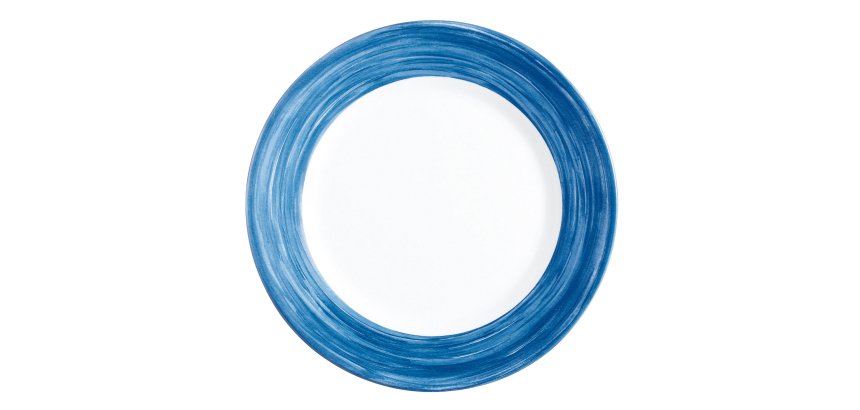 Brush assiette plate Blue Jean 19,5 cm