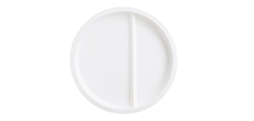Heat System assiette compartimentée 2/3 Ø 230