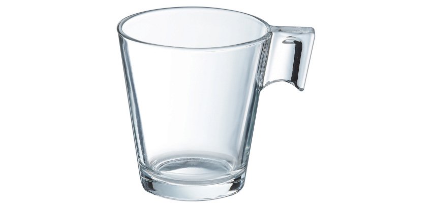 Aroma tasse à thé transparente 22 cl