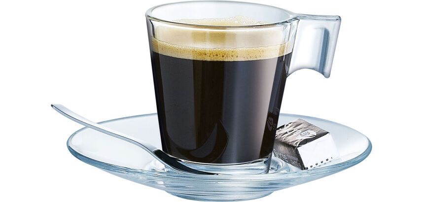 Aroma tasse à café transparente 8 cl