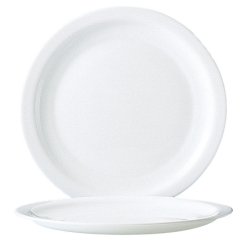 Hôtelière Unie assiette plate Ø 23,5 cm