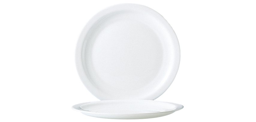 Hôtelière Unie assiette plate Ø 23,5 cm