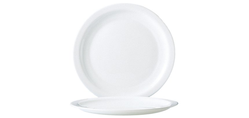 Hôtelière Unie assiette plate Ø 23,5 cm
