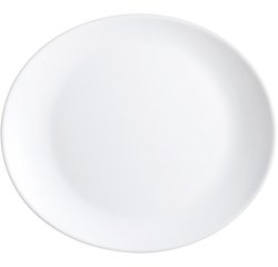 Restaurant uni assiette steak 33 x 26 cm