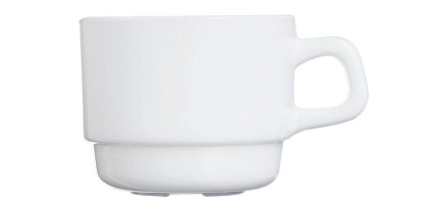 Arcoroc Tasse à café, 0,19 l, blanc