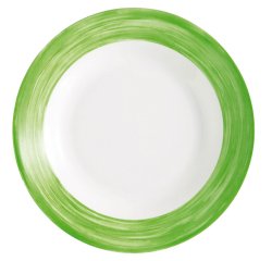 Brush assiette verte Ø 15,5 cm