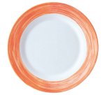 Brush assiette orange Ø 19,5 cm