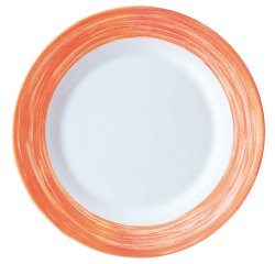 Brush assiette orange Ø 19,5 cm