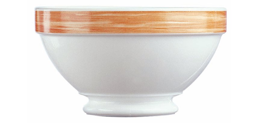 Brush bol empilable orange Ø 13 cm
