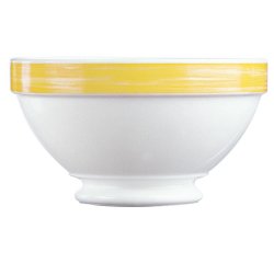 Brush bol empilable jaune Ø 13 cm