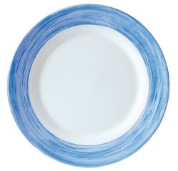 Brush assiette creuse bleue Ø 22,5 cm