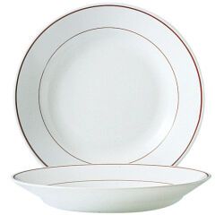 Restaurant filet bordeaux assiette creuse Ø 22,5 cm