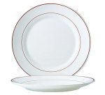 Restaurant filet bordeaux assiette plate Ø 15,5 cm