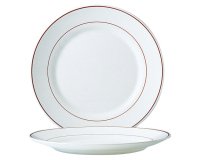 Restaurant filet bordeaux assiette plate Ø 15,5 cm
