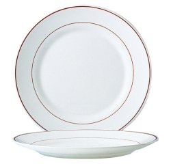 Restaurant filet bordeaux assiette plate Ø 15,5 cm