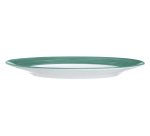 Brush assiette plate dark green 15,5 cm