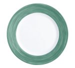 Brush assiette plate dark green 15,5 cm
