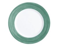 Brush assiette plate dark green 15,5 cm