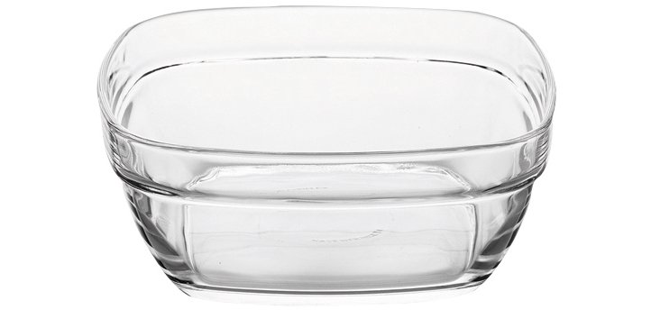 saladier lys carré 15 cl 9 x 9  cm