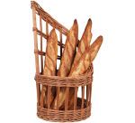 claie à pain en osier rotonde Ø 28 cm hauteur 85.5 cm