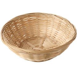 corbeille à pain ronde bambou ø 18 cm