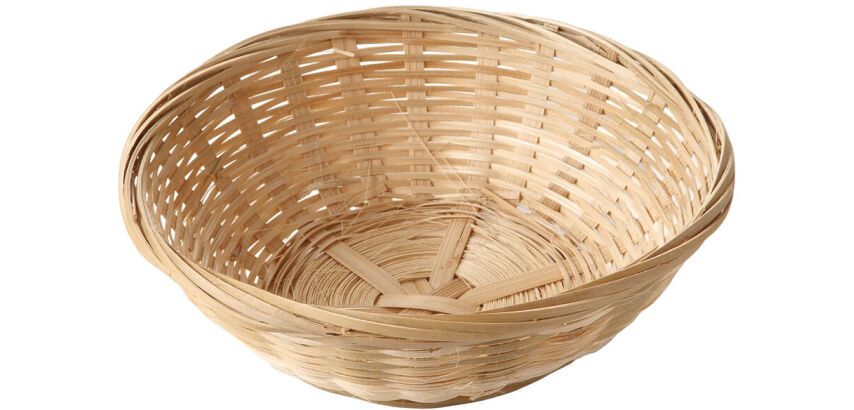 corbeille à pain ronde bambou ø 18 cm