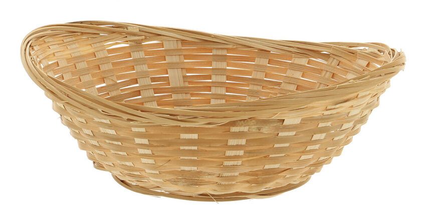 corbeille à pain ovale bambou 26 x 19 cm