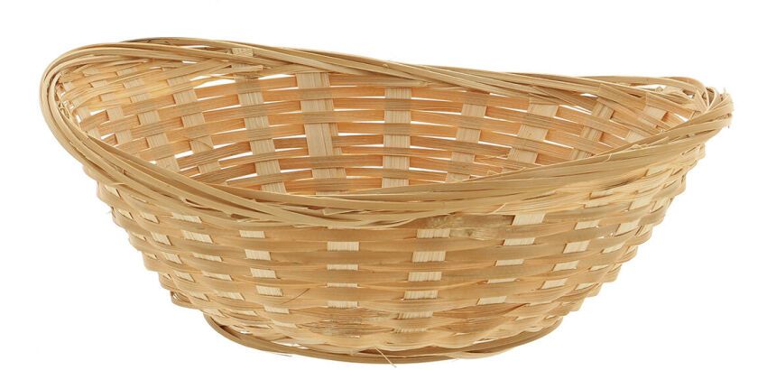 corbeille à pain ovale bambou 26 x 19 cm