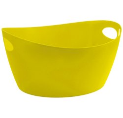 corbeille polypropylène verte 15,5 x 12,5 x 8,5 cm
