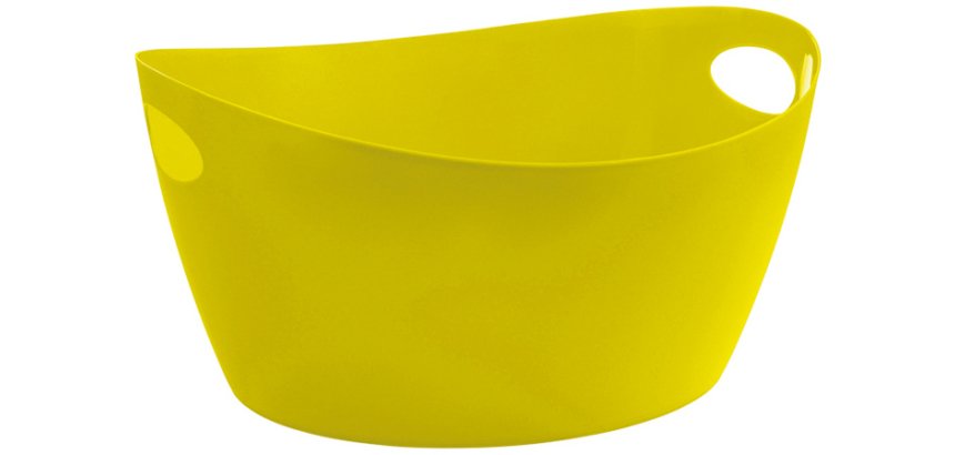 corbeille polypropylène verte 15,5 x 12,5 x 8,5 cm