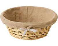 corbeille boulangère toile avec cordelette ronde ø 22 cm