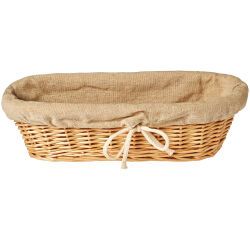 Banneton toile avec cordelette 40 x16 cm