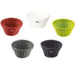 corbeille à pain en polypropylène ronde ø 18 cm rubis