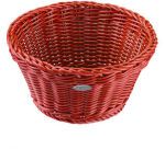 corbeille à pain en polypropylène ronde ø 18 cm rubis