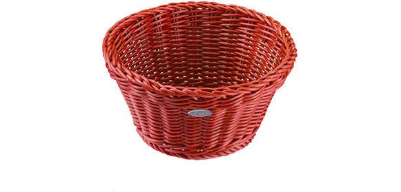 corbeille à pain en polypropylène ronde ø 18 cm rubis