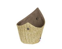 Boréal panière pampa paille/taupe Ø 15 cm