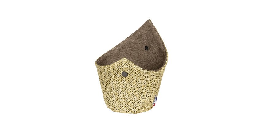 Boréal panière pampa paille/taupe Ø 15 cm